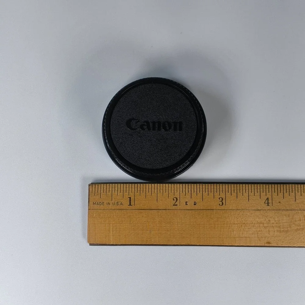 Genuine Canon FD Rear Lens Cap Black Made in Japan ABS Plastic Vintage Accessory